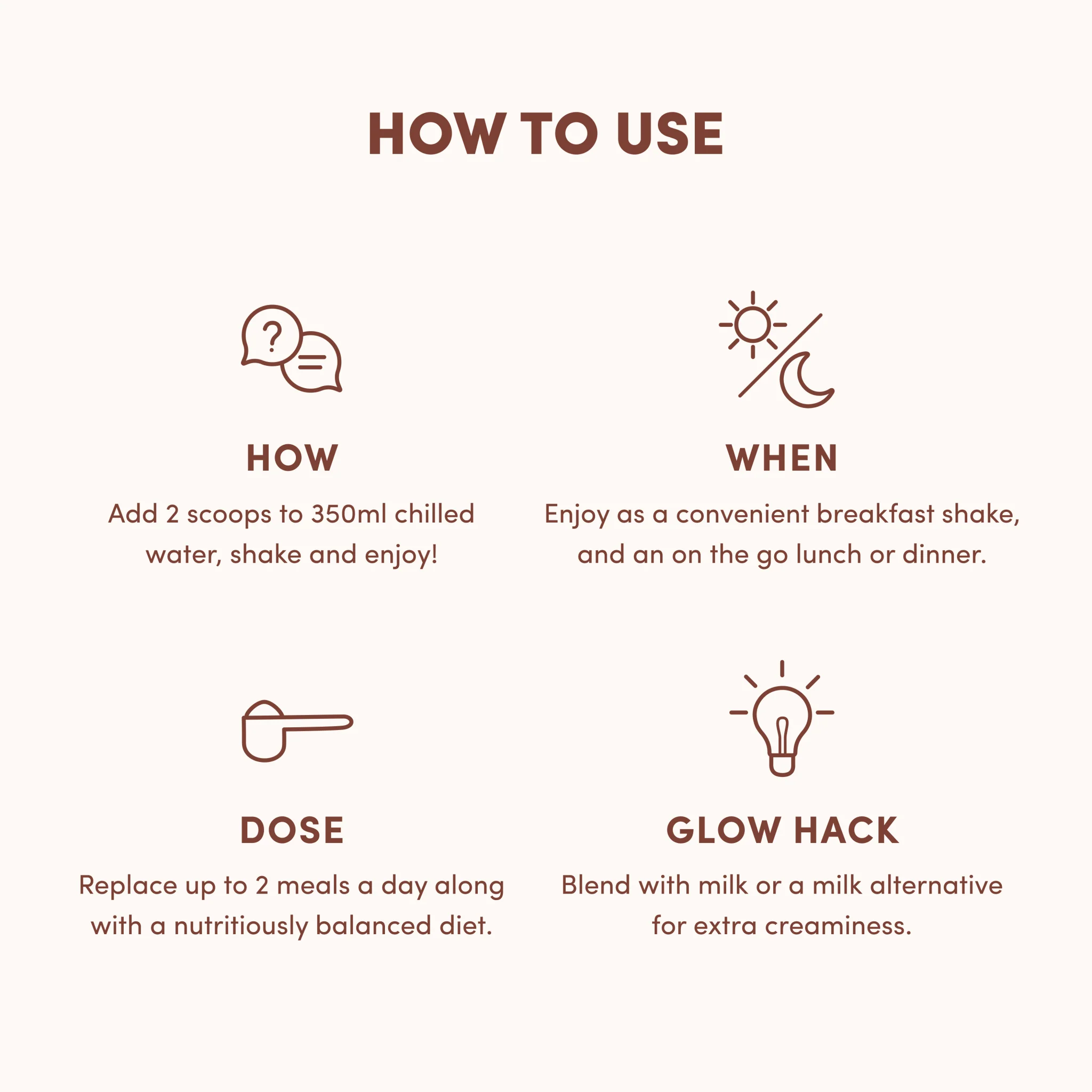 Chocolate Milkshake Collagen Meal Replacement - 756g - Image 5