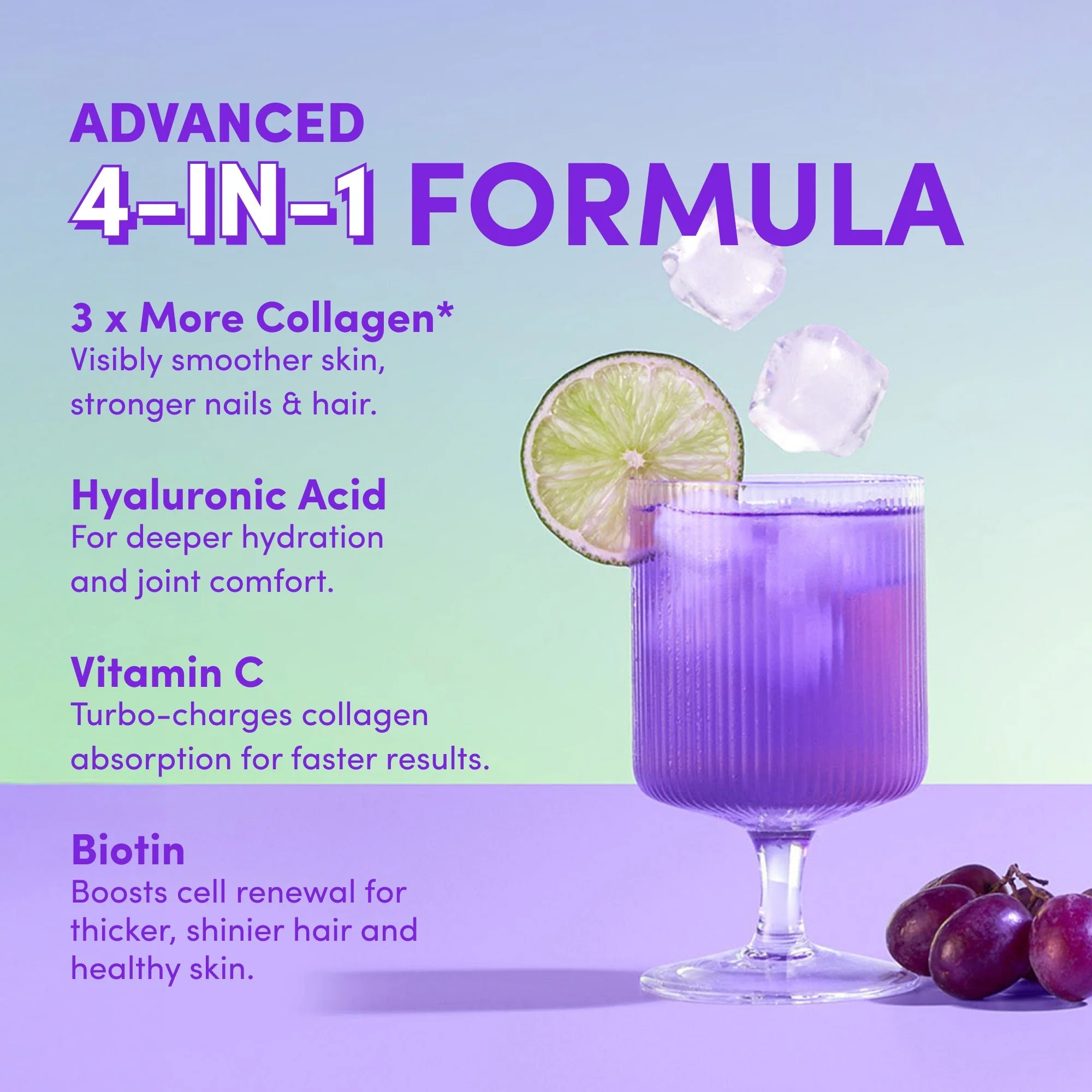 Purple Grape Collagen Sachets - 280g - Image 5