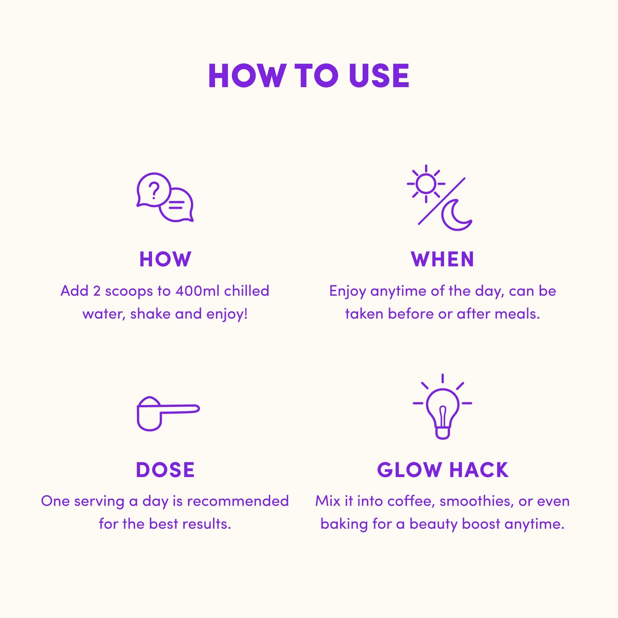 Purple Grape Collagen Sachets - 280g - Image 6