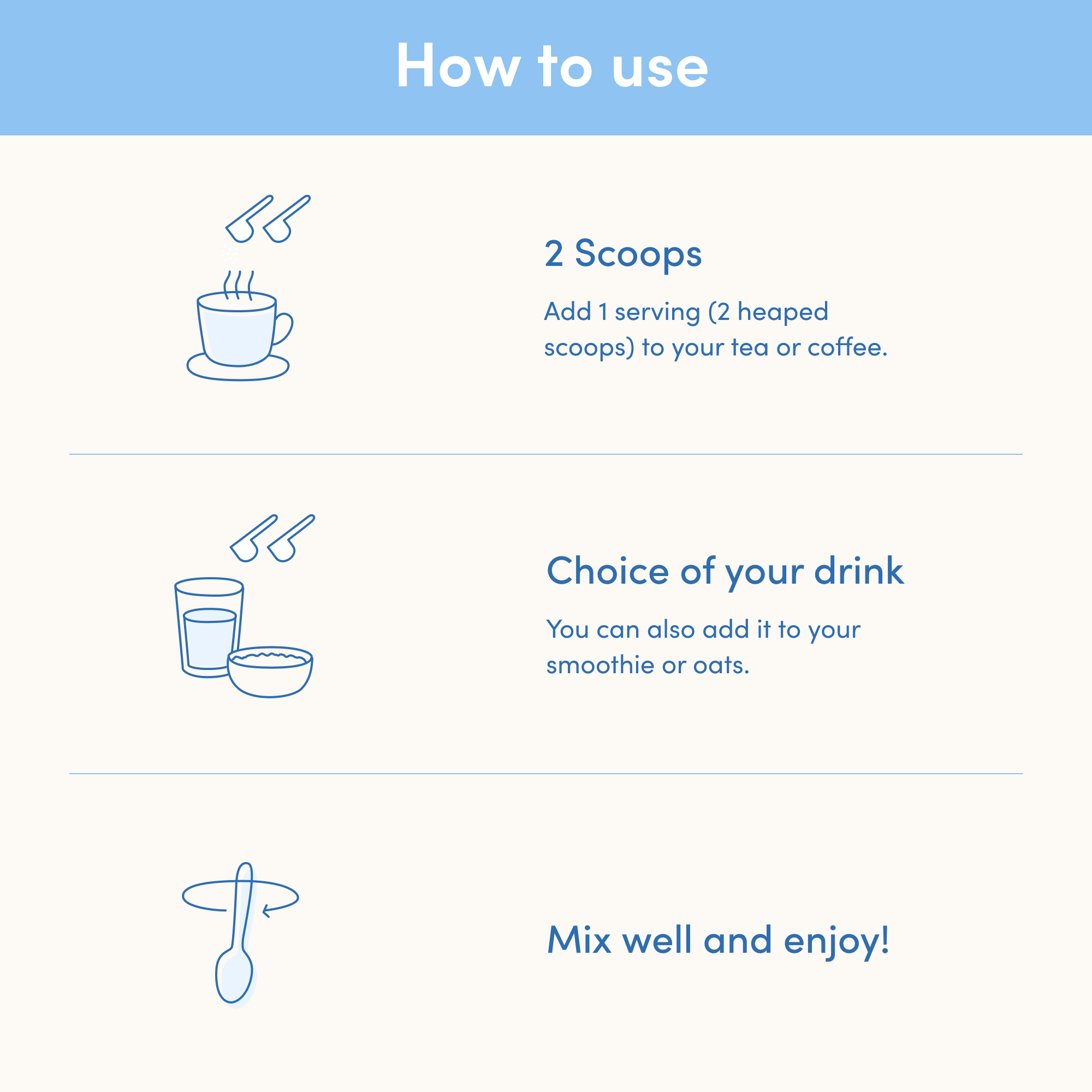 Unflavoured Collagen Powder - 210g - Image 7