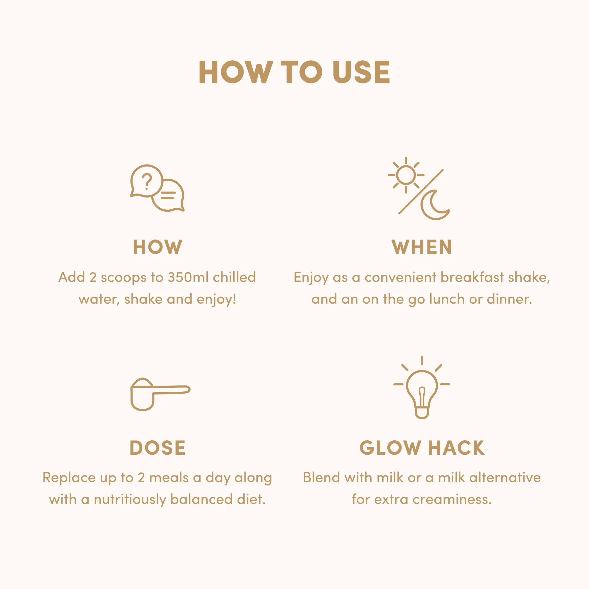 Vanilla Milkshake Collagen Meal Replacement - 756g - Image 5